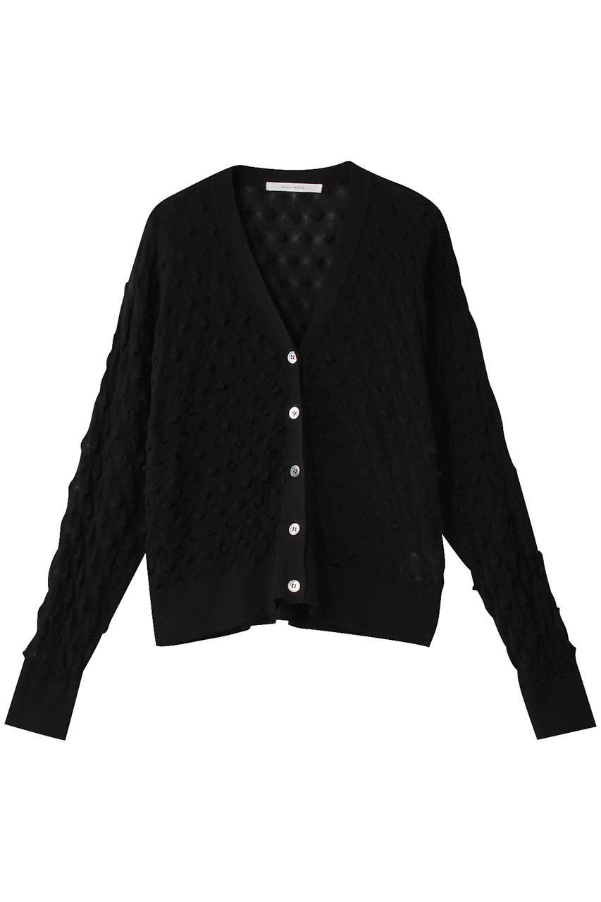 PLAIN PEOPLE カーディガン (ブラック, F) プレインピープル ELLE SHOP PLAIN PEOPLE カーディガン (ブラック, F) プレインピープル ELLE SHOP