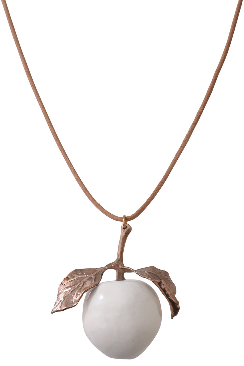 PLAIN PEOPLE 【RENARD BIJOUX】ネックレス APPLE (ホワイト, F) プレインピープル ELLE SHOP PLAIN PEOPLE 【RENARD BIJOUX】ネックレス APPLE (ホワイト, F) プレインピープル ELLE SHOP