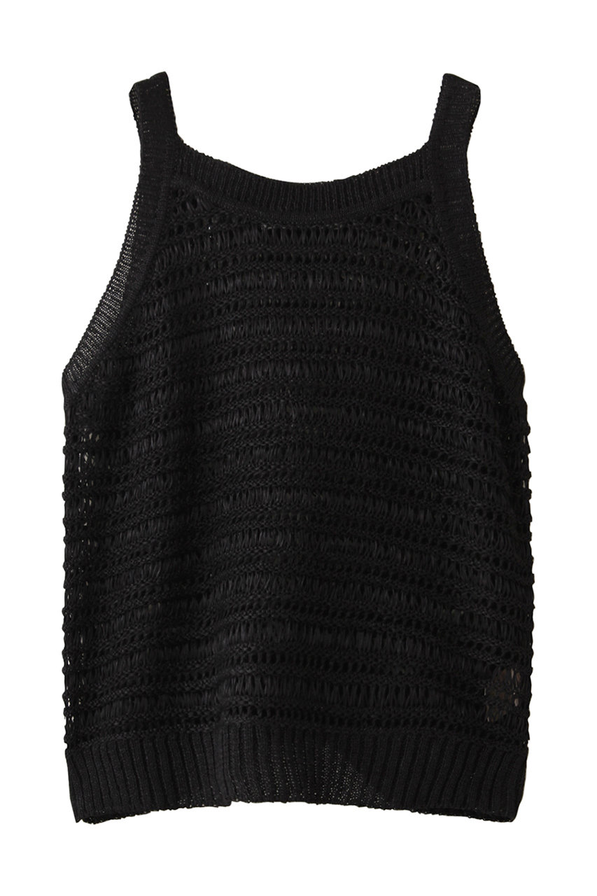 PLAIN PEOPLE HANONキャミソールニット (ブラック, F) プレインピープル ELLE SHOP PLAIN PEOPLE HANONキャミソールニット (ブラック, F) プレインピープル ELLE SHOP