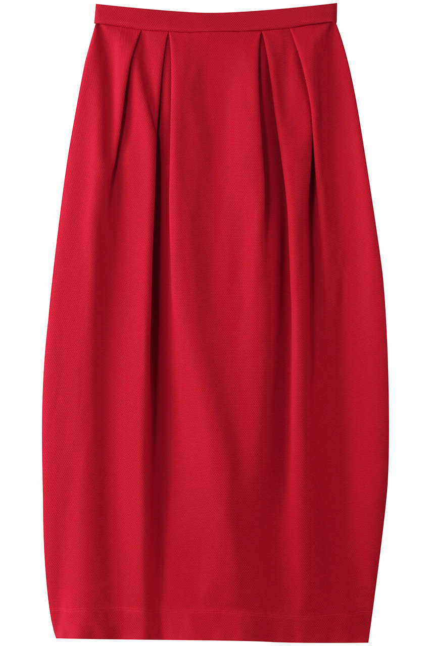PLAIN PEOPLE カノコパールニットコクーンシルエットスカート (レッド, 3) プレインピープル ELLE SHOP PLAIN PEOPLE カノコパールニットコクーンシルエットスカート (レッド, 3) プレインピープル ELLE SHOP