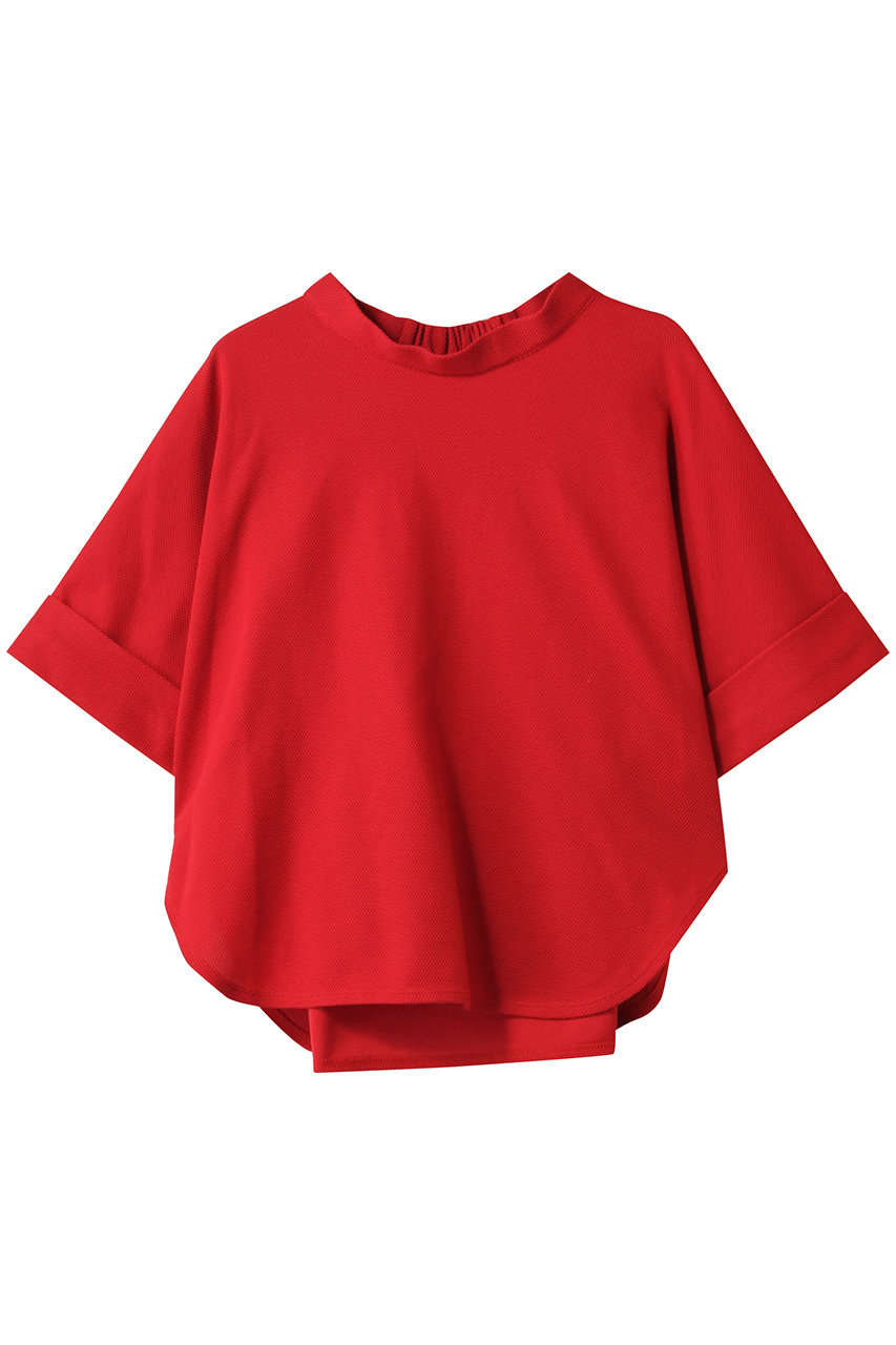 PLAIN PEOPLE カノコパールニット五分袖プルオーバー (レッド, F) プレインピープル ELLE SHOP PLAIN PEOPLE カノコパールニット五分袖プルオーバー (レッド, F) プレインピープル ELLE SHOP