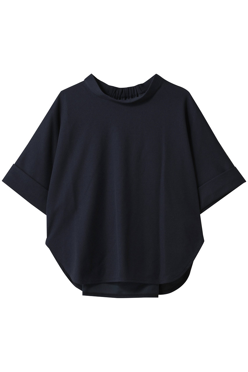 PLAIN PEOPLE カノコパールニット五分袖プルオーバー (ネイビー, F) プレインピープル ELLE SHOP PLAIN PEOPLE カノコパールニット五分袖プルオーバー (ネイビー, F) プレインピープル ELLE SHOP