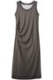 ライトジョーゼットジャージノースリーブドレス プレインピープル/PLAIN PEOPLE グレー