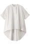 クールマックスストレッチパフスリーブブラウス プレインピープル/PLAIN PEOPLE オフホワイト