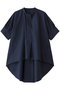 クールマックスストレッチパフスリーブブラウス プレインピープル/PLAIN PEOPLE ネイビー