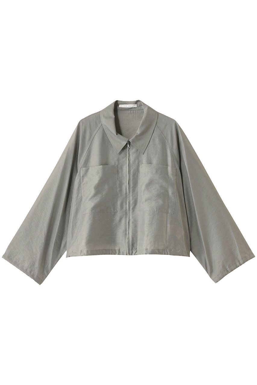 PLAIN PEOPLE シアーキュプラコンパクトブルゾン (カーキ, F) プレインピープル ELLE SHOP PLAIN PEOPLE シアーキュプラコンパクトブルゾン (カーキ, F) プレインピープル ELLE SHOP