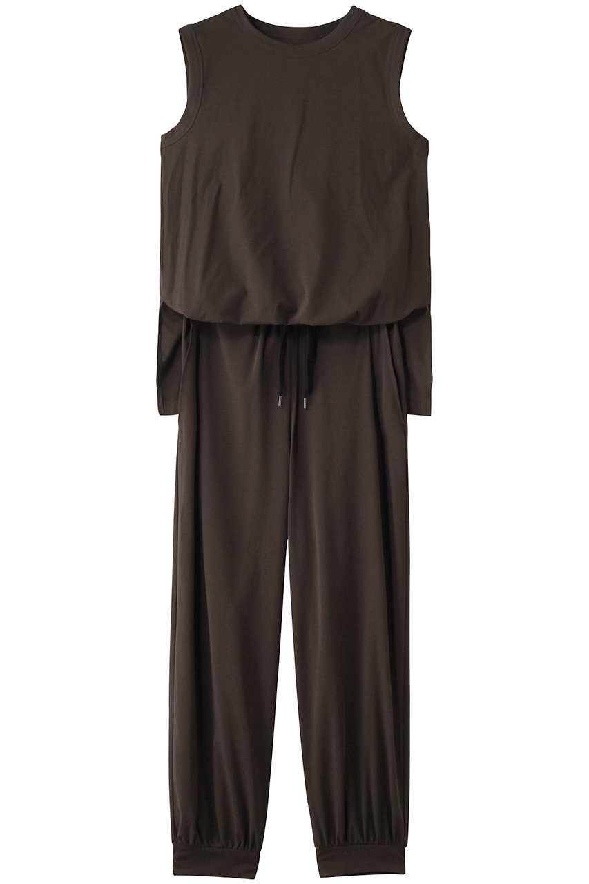 PLAIN PEOPLE ハイツイストフライスオールインワン (ブラウン, 2) プレインピープル ELLE SHOP PLAIN PEOPLE ハイツイストフライスオールインワン (ブラウン, 2) プレインピープル ELLE SHOP
