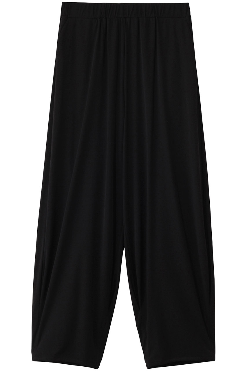 PLAIN PEOPLE ハイツイストフライス裾タックパンツ (ブラック, 2) プレインピープル ELLE SHOP PLAIN PEOPLE ハイツイストフライス裾タックパンツ (ブラック, 2) プレインピープル ELLE SHOP
