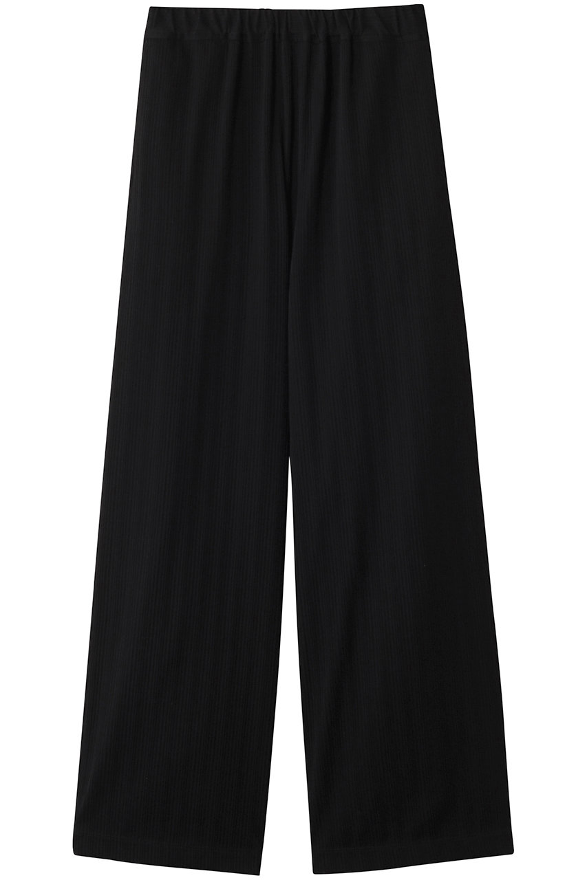 PLAIN PEOPLE JSリップルストレートパンツ (ブラック, 2) プレインピープル ELLE SHOP PLAIN PEOPLE JSリップルストレートパンツ (ブラック, 2) プレインピープル ELLE SHOP