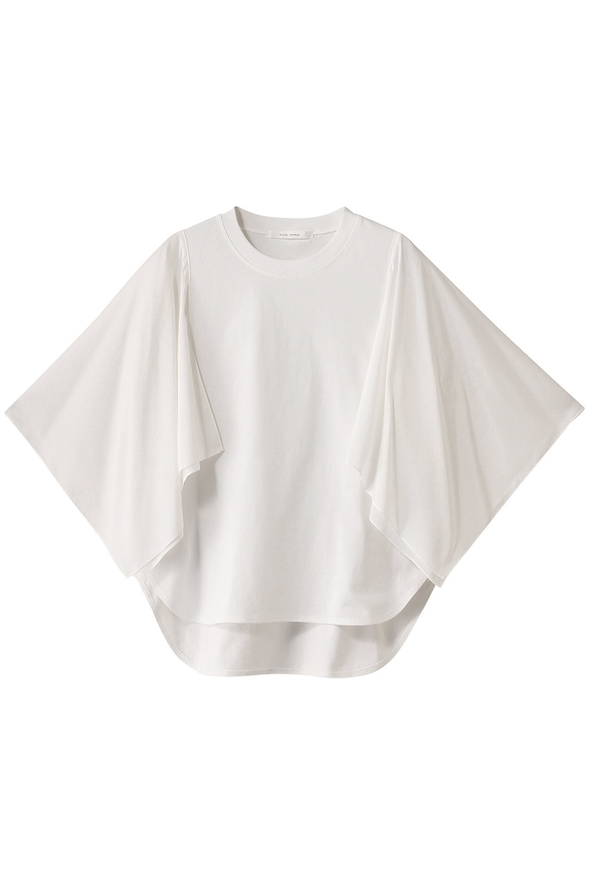 PLAIN PEOPLE サイロプレミアム×ローン切替プルオーバー (ホワイト, F) プレインピープル ELLE SHOP PLAIN PEOPLE サイロプレミアム×ローン切替プルオーバー (ホワイト, F) プレインピープル ELLE SHOP