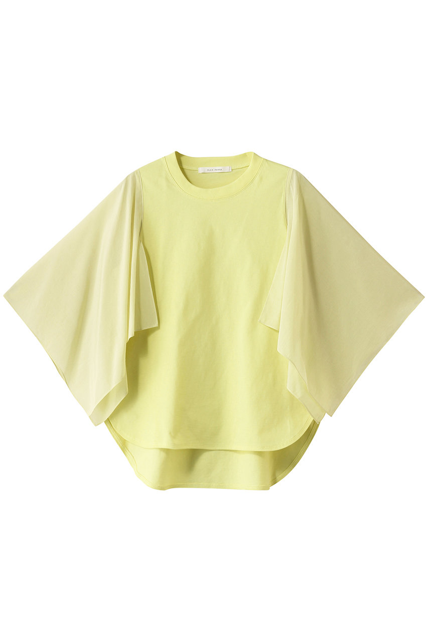 PLAIN PEOPLE サイロプレミアム×ローン切替プルオーバー (イエロー, F) プレインピープル ELLE SHOP PLAIN PEOPLE サイロプレミアム×ローン切替プルオーバー (イエロー, F) プレインピープル ELLE SHOP