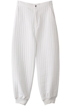 プレインピープル/PLAIN PEOPLEのストライプキルティングジョガーパンツ(110600/110601)