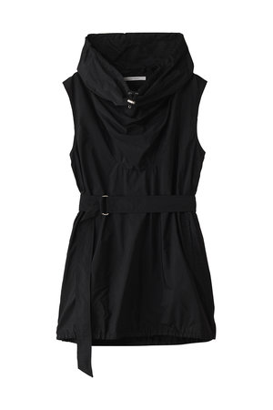 プレインピープル/PLAIN PEOPLEのタフタワッシャータフタストライプスタンドカラーベスト(110400/110401)