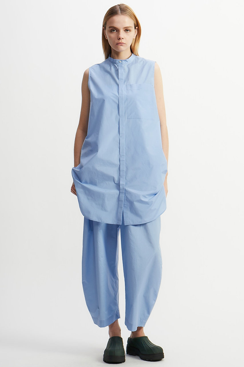 PLAIN PEOPLE タイプライタードロストパンツ (サックス, 2) プレインピープル ELLE SHOP PLAIN PEOPLE タイプライタードロストパンツ (サックス, 2) プレインピープル ELLE SHOP