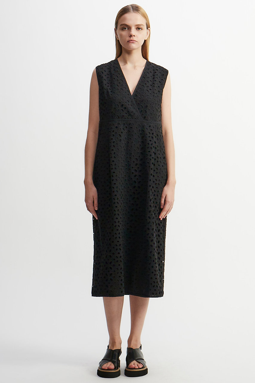 PLAIN PEOPLE レースカシュクール風ワンピース (ブラック, 2) プレインピープル ELLE SHOP PLAIN PEOPLE レースカシュクール風ワンピース (ブラック, 2) プレインピープル ELLE SHOP