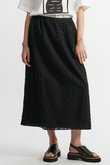 レースウエストギャザースカート