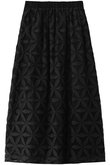 レーザーカット刺繍スカート