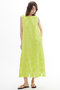 カットジャガードノースリーブワンピース プレインピープル/PLAIN PEOPLE イエローグリーン