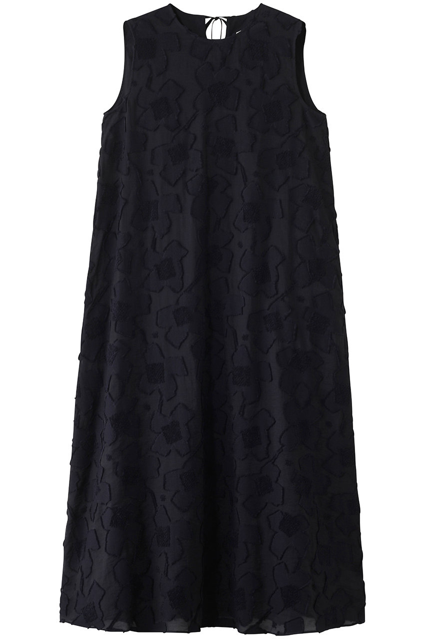 PLAIN PEOPLE カットジャガードノースリーブワンピース (ネイビー, 2) プレインピープル ELLE SHOP PLAIN PEOPLE カットジャガードノースリーブワンピース (ネイビー, 2) プレインピープル ELLE SHOP