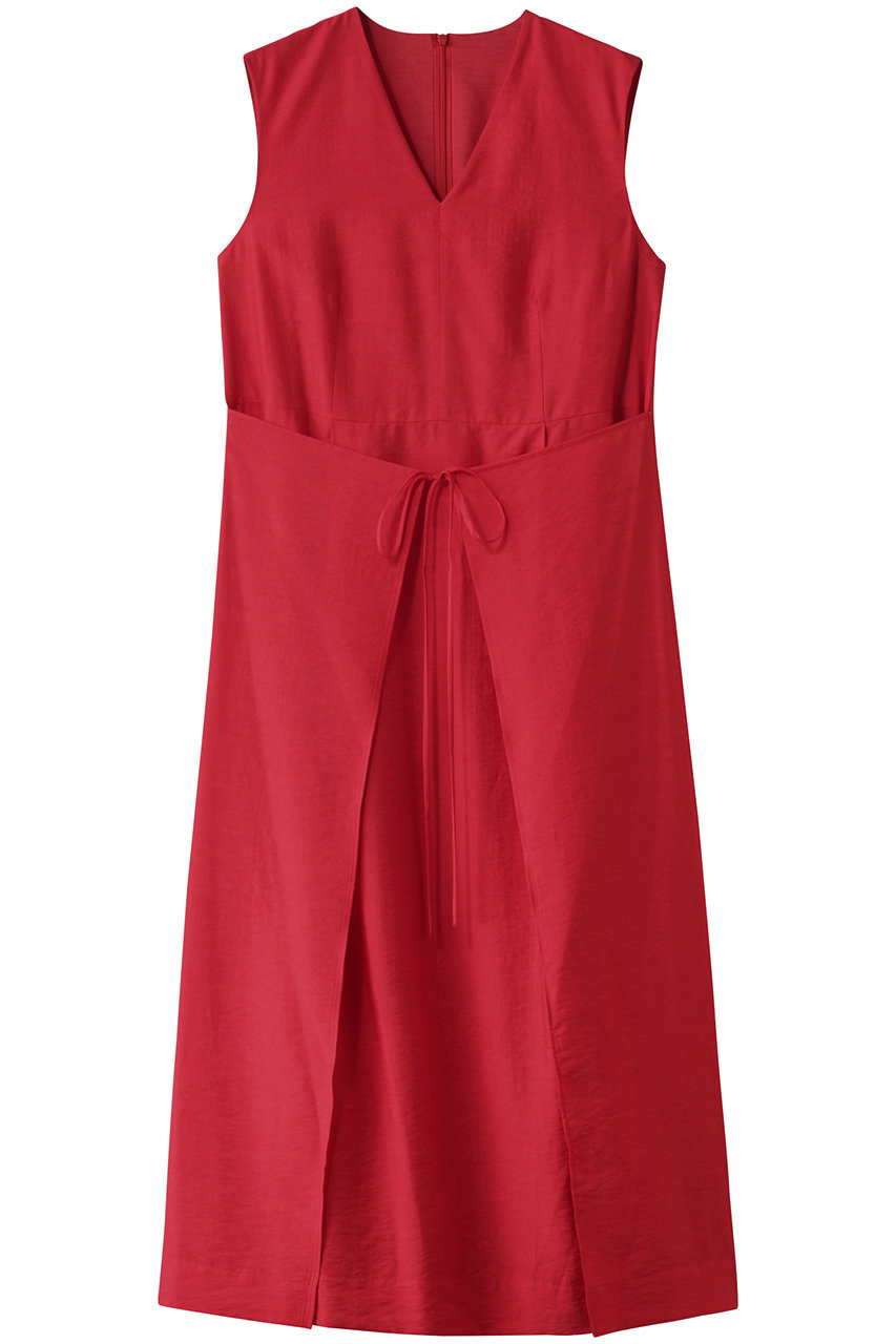 PLAIN PEOPLE マーブルローンエプロン風ワンピース (レッド, 3) プレインピープル ELLE SHOP PLAIN PEOPLE マーブルローンエプロン風ワンピース (レッド, 3) プレインピープル ELLE SHOP