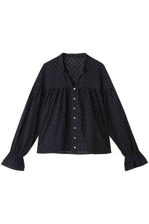 プレインピープル/PLAIN PEOPLEのレースショート丈ブラウス(110400/110403)