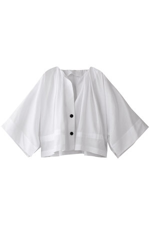 プレインピープル/PLAIN PEOPLEのラミーリヨセルタック＆ギャザージャケット(110800/110801)