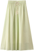 ラミーリヨセルギャザーフレアスカート