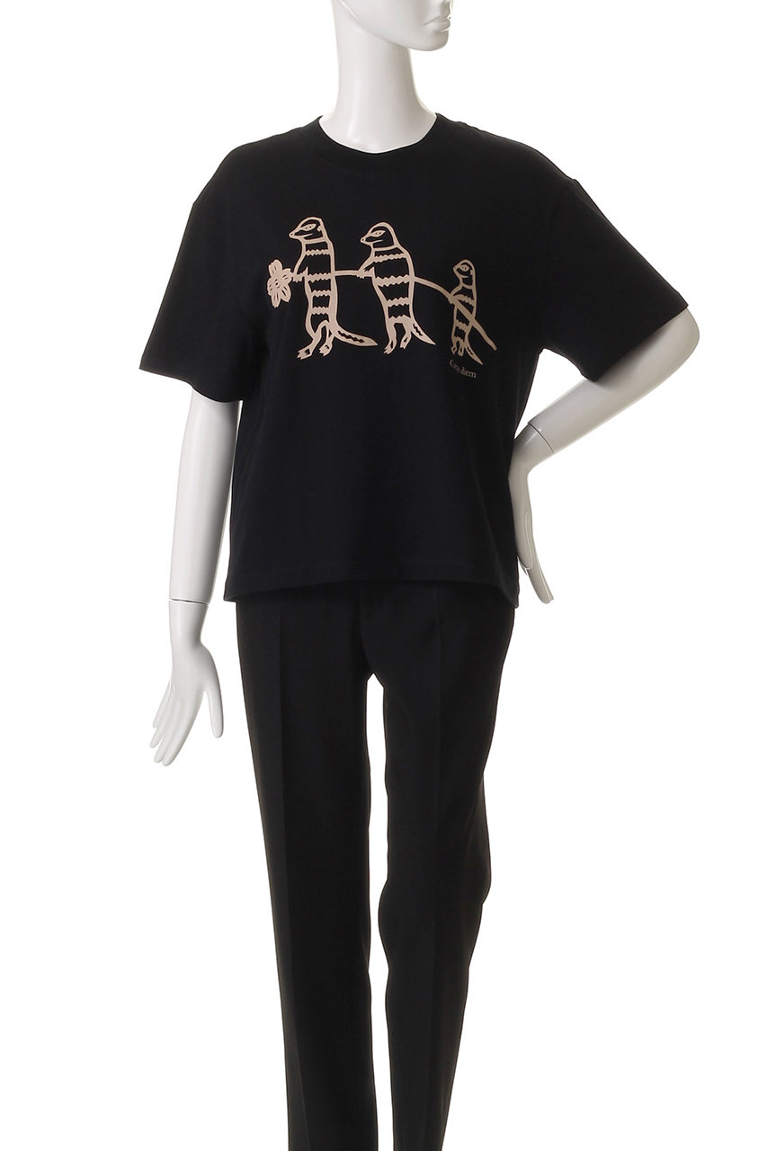 PLAIN PEOPLE / プレインピープル ミーアキャットプリントＴシャツ ミーアキャットプリントTシャツ】｜PLAIN PEOPLE(プレイン