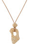 【RENARD BIJOUX】ネックレス 2 HOLEY STONES プレインピープル/PLAIN PEOPLE テラコッタ
