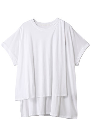 プレインピープル/PLAIN PEOPLEの超強撚天竺イレギュラーデザインTシャツ(110100/110102)