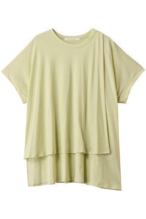 プレインピープル/PLAIN PEOPLEの超強撚天竺イレギュラーデザインTシャツ(110100/110102)