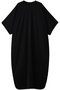トリアセドライジャージ半袖ワンピース プレインピープル/PLAIN PEOPLE ブラック