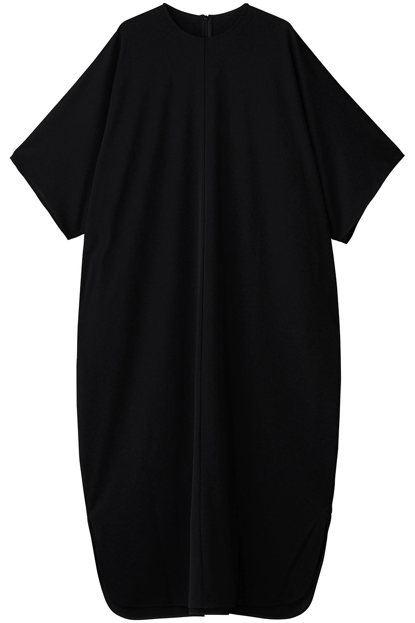 プレインピープル/PLAIN PEOPLEのトリアセドライジャージ半袖ワンピース(ブラック/A1553UA 204)