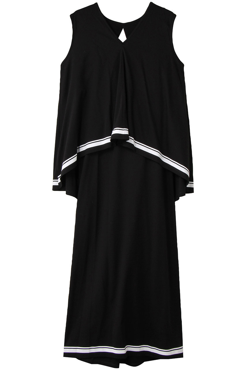 PLAIN PEOPLE アルビニオーガニックスムースセパレートワンピース (ブラック, 2) プレインピープル ELLE SHOP PLAIN PEOPLE アルビニオーガニックスムースセパレートワンピース (ブラック, 2) プレインピープル ELLE SHOP