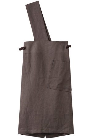 プレインピープル/PLAIN PEOPLEのフレンチリネンワンショルダーワンピース(110500/110503)