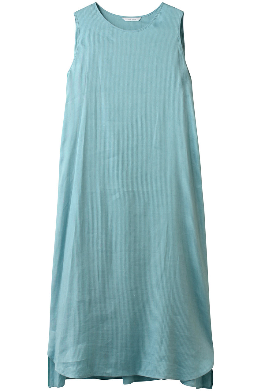 PLAIN PEOPLE リネンシルクピケセパレートワンピース (ブルーグリーン, 3) プレインピープル ELLE SHOP