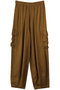 earth pigment cloth バルーンシルエットパンツ プレインピープル/PLAIN PEOPLE ブラウン