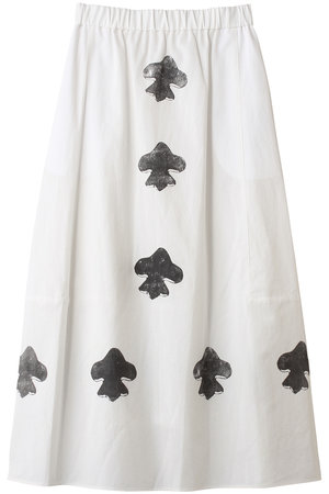 プレインピープル/PLAIN PEOPLEの綿麻高密度ツイルビスコチートバルーンスカート(110700/110703)