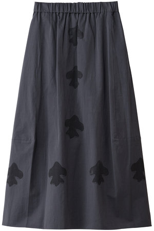 プレインピープル/PLAIN PEOPLEの綿麻高密度ツイルビスコチートバルーンスカート(110700/110703)