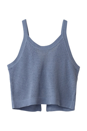 プレインピープル/PLAIN PEOPLEのモールニットキャミソール(110300/110301)