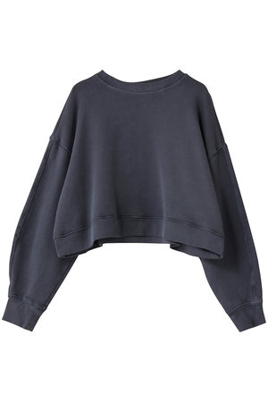 プレインピープル/PLAIN PEOPLEのインディゴ裏毛製品染めスウェット(110100/110105)