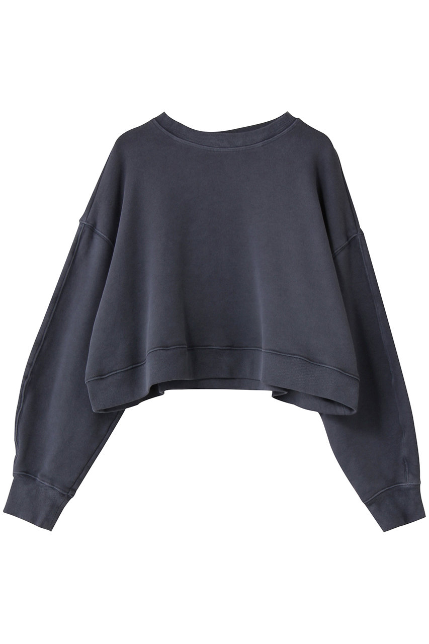 プレインピープル/PLAIN PEOPLEのインディゴ裏毛製品染めスウェット(インディゴ/A1553UTS307)