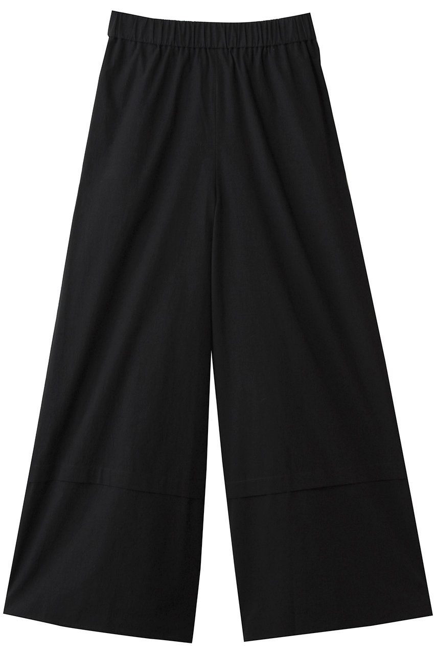 プレインピープル/PLAIN PEOPLEのCOTTON SABREタックワイドパンツ(ブラック/A1553FP 457)