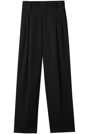 プレインピープル/PLAIN PEOPLEのアセテートギャバジンタックテーパードパンツ(110600/110601)