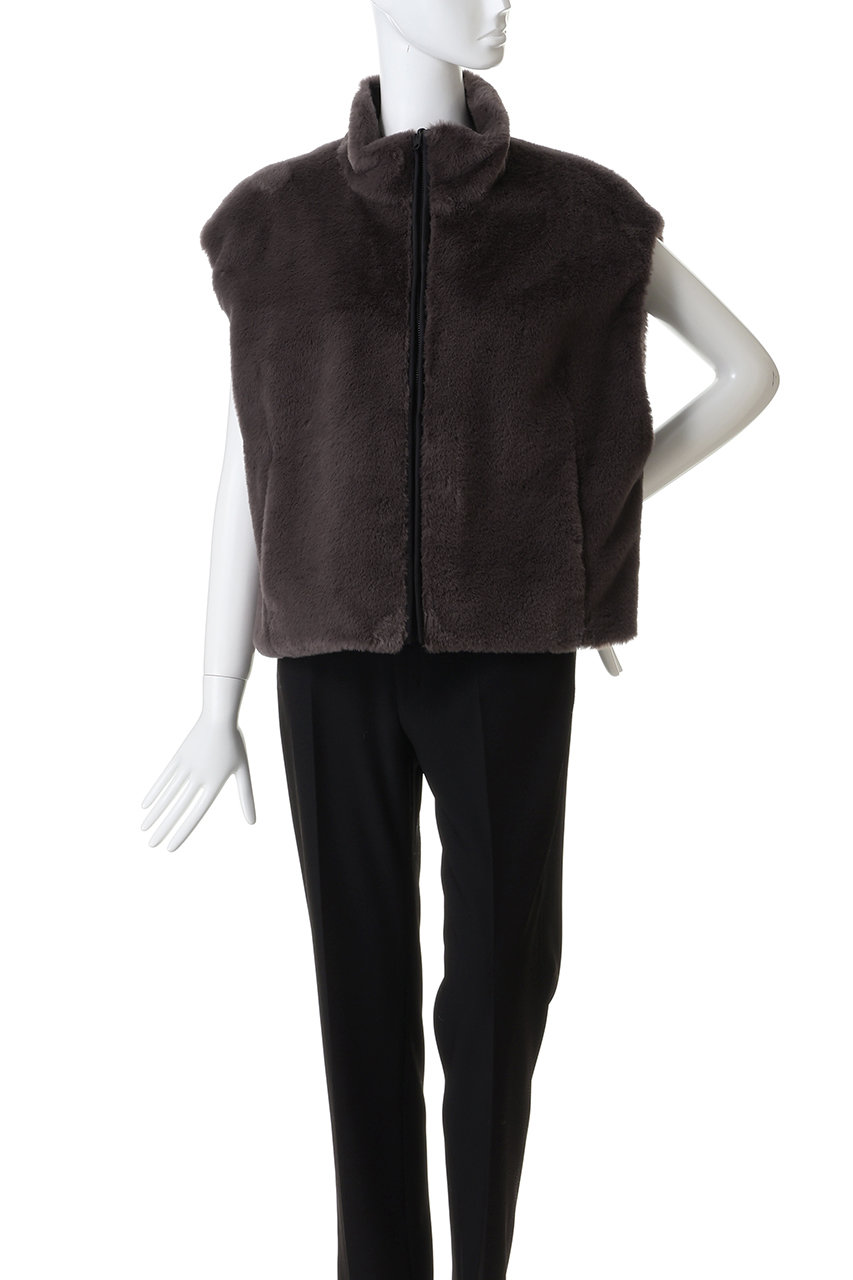 PLAIN PEOPLE(プレインピープル)｜リバーシブルファーベスト/ライト