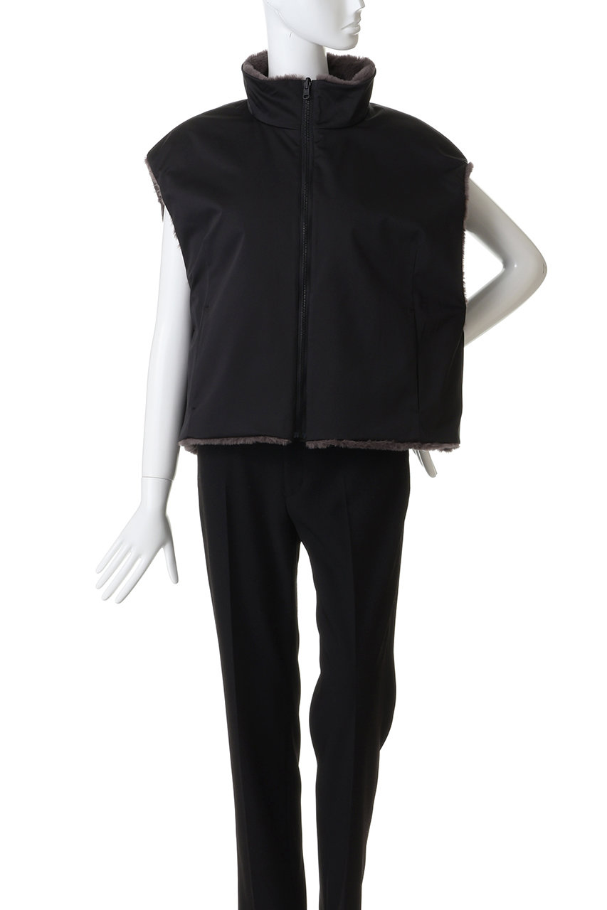 PLAIN PEOPLE(プレインピープル)｜リバーシブルファーベスト/ライト