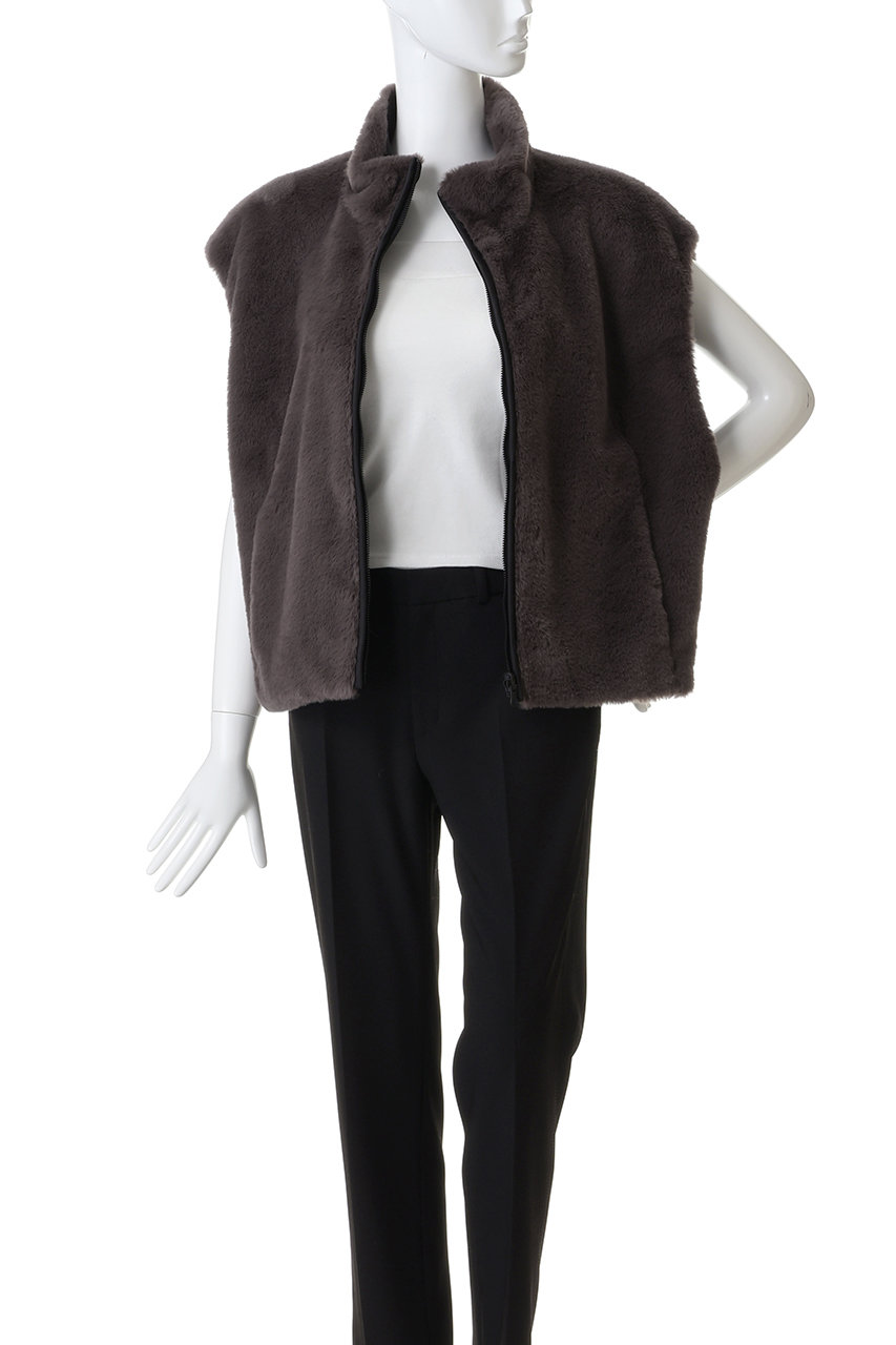 PLAIN PEOPLE(プレインピープル)｜リバーシブルファーベスト/ライト