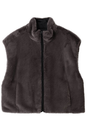 プレインピープル/PLAIN PEOPLEのリバーシブルファーベスト(110800/110806)