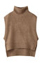 MONAアルパカニュアンスネックニットベスト プレインピープル/PLAIN PEOPLE ベージュ