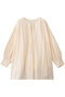 コットンボイルガーゼタンブラースモックブラウス プレインピープル/PLAIN PEOPLE アイボリー